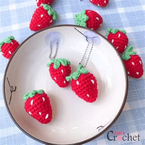 Cutest Crochet Strawberry Patterns Sitncrochet