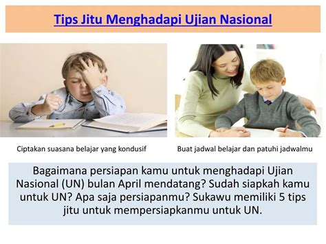 Ppt Tips Jitu Menghadapi Ujian Nasional Powerpoint Presentation Free