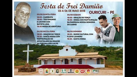 Programa O Festa De Frei Dami O Ouricuri Pe Youtube