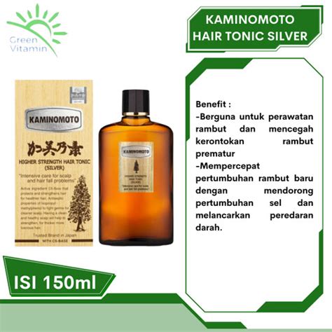 Jual Kaminomoto Hair Growth Tonic Silver Ml Ml Tonik Rambut Bpom