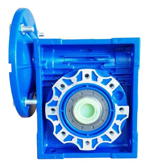 Nmrv Hollow Shaft Output Flange Worm Gear Reduction Gearbox With Iec