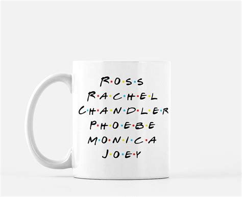 Friends TV Show Mug Friends Characters Friends Coffee Mug - Etsy