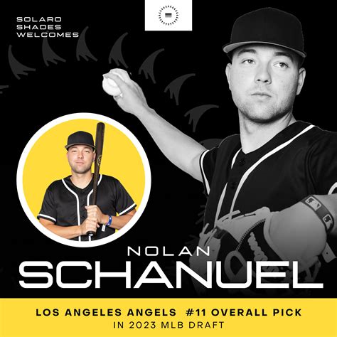 Nolan Schanuel, Angel's #1 pick, signs with Solaro Shades