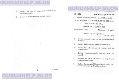 Mba First Year Dec 2013 Question Paper Bharathiyar University Distance Education