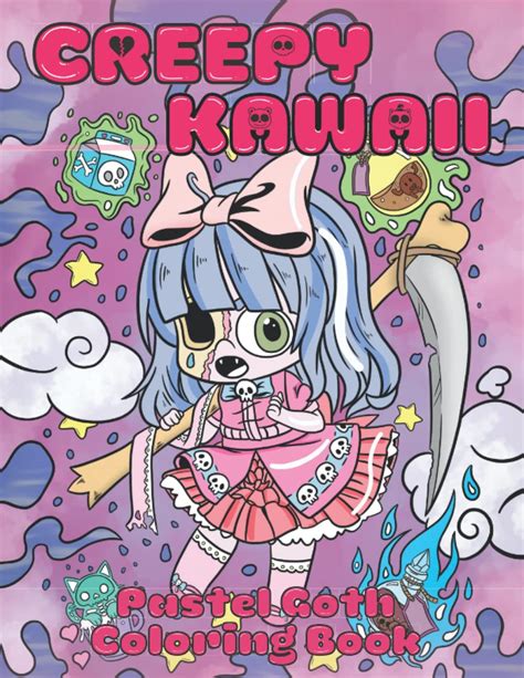 Buy Creepy Kawaii Pastel Goth Coloring Book Cute And Creepy Gothic