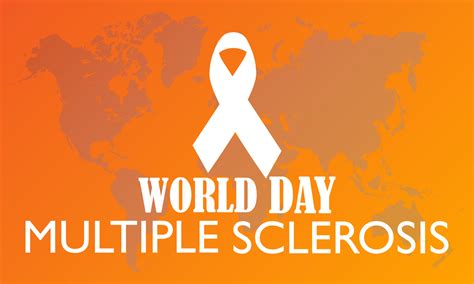 World Multiple Sclerosis Day 30 May Holiday Concept Template For