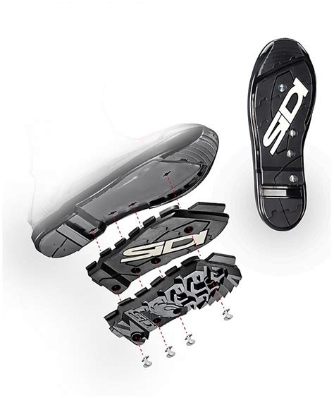 Sidi Atojo Srs Cross Enduro Motorcycle Boots Gray Lead Black For Sale