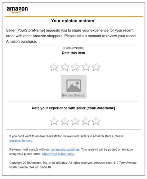 What Is The Official Amazon Feedback And Review Request Template