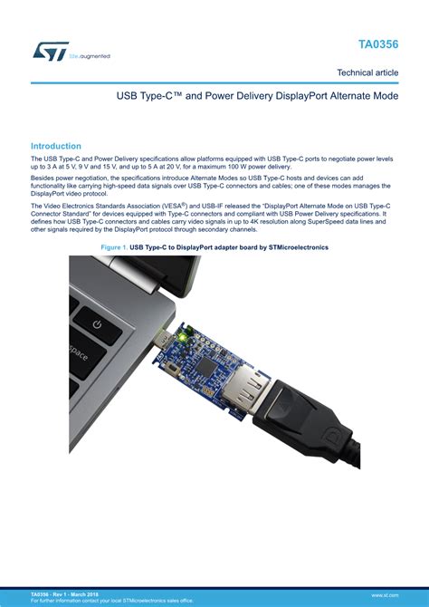 TA0356 USB Type C And Power Delivery Displayport Alternate Mode DocsLib