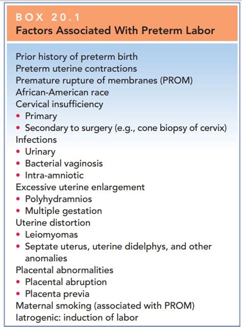 Cause Prediction And Prevention Of Preterm Labor