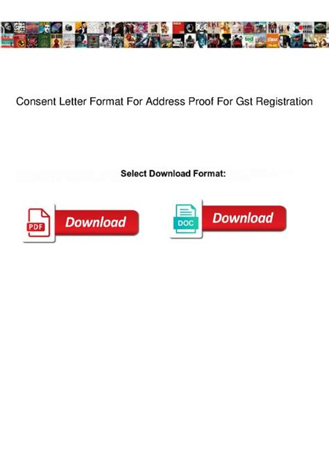 Letter Pdf 48895 | Consent Letter Format For Address Proof For Gst Registration