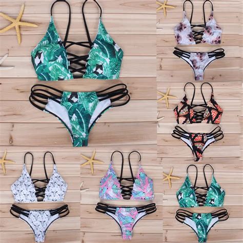 Conjunto De Bikini 2017 Bikini De verano para mujer bañador De playa