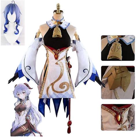 Game Genshin Impact Ganyu Cosplay Costume Ganyu Jumpsuit With Horn