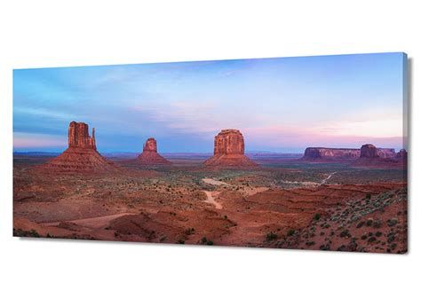 Huge Desert Landscape Canvas Monument Valley Art Panorama Etsy