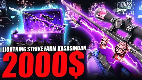 LİGHTNİNG STRİKE FARM KASASINDAN 2000 DOLAR KATLADIM CSGONET Mycsgo