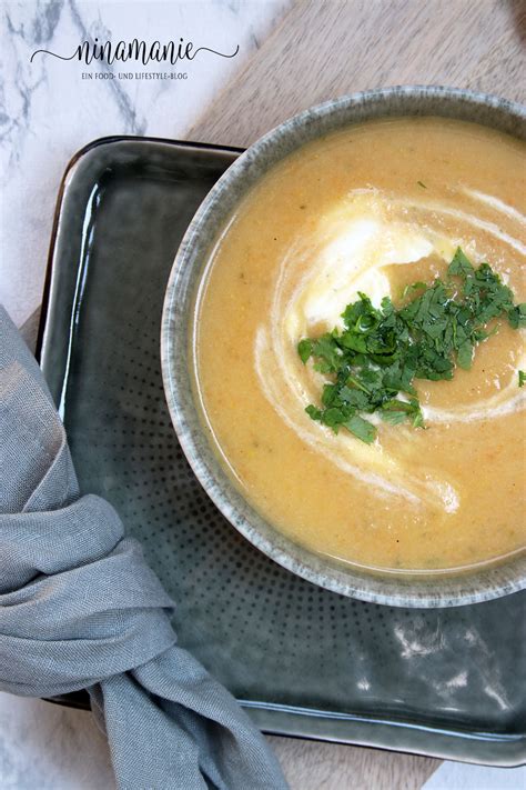 Blumenkohl M Hren Kartoffel Suppe Cremig Und Lecker Ninamanie