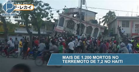 Terremoto de 7 2 no Haiti número de mortos passa de 1 2 mil Portal Mie