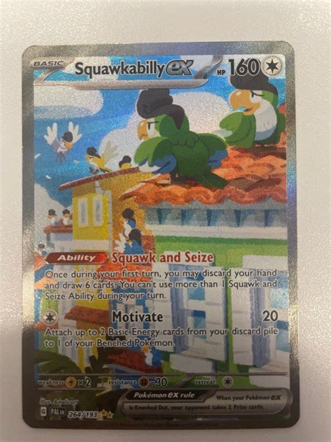 Squawkabilly Ex Sir Paldea Evolved Special Illustration Rare