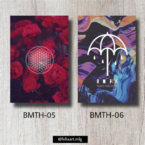 Jual Poster Kayu Bring Me The Horizon Hiasan Dinding Bmth Shopee