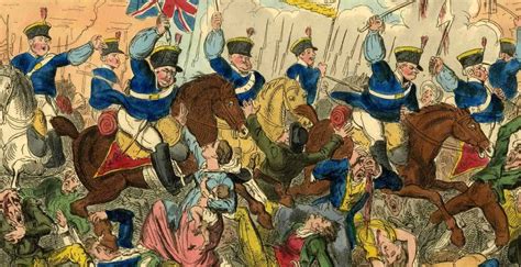 The Battle of Peterloo, Manchester, 1819