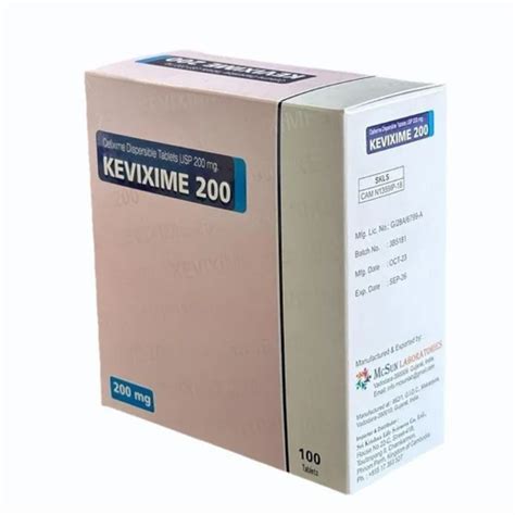 Mg Cefixime Dispersible Tablet At Box Cefixime Tablet In