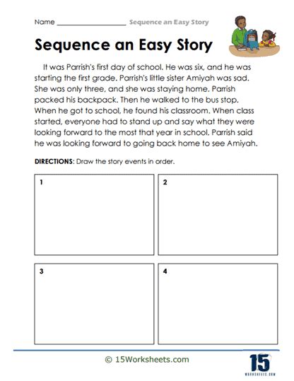 Story Sequencing Worksheets - 15 Worksheets.com - Worksheets Library