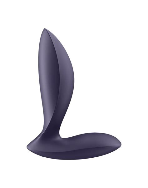 Satisfyer Power Plug Anal Vibrator With App Control Purple Novus Fumus