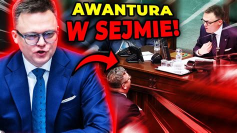 Awantura w Sejmie Hołownia musiał stanowczo upomnieć posła PiS YouTube