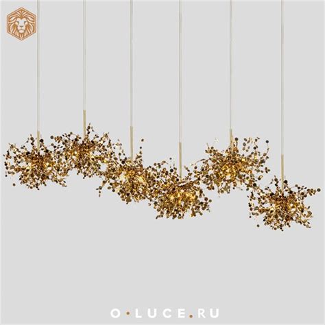 Люстра Argent L210 Gold в стиле Terzani купить в интернет-магазине O•Luce