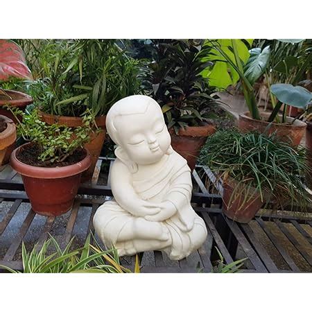 Wonderland Set Of 4 Baby Monk Buddha Statue Monk Statue Garden