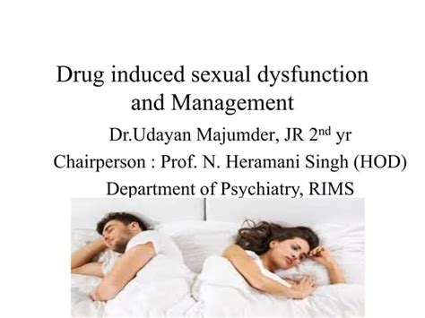 Drug Induced Sexual Dysfuynction Ppt