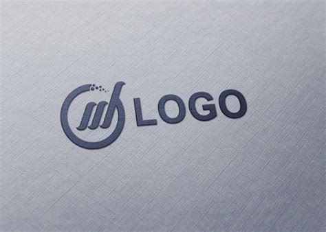 Maqueta Del Logotipo En Relieve Archivo Psd Premium