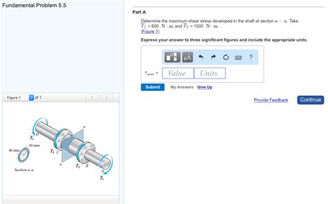 Solved Fundamental Problem 5.5 Part A Determine the maximum | Chegg.com