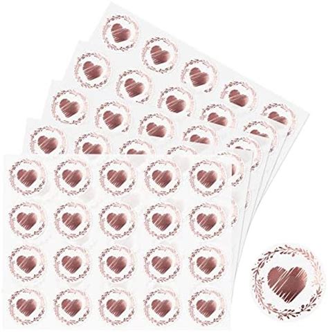 Amazon Pcs Clear Silver Envelope Stickers Love Heart Seal