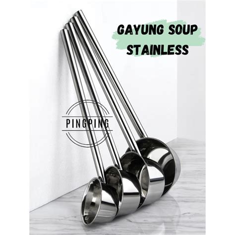 Jual Panci Gayung Centong Sendok Sayur Kuah Air Stainless Steel