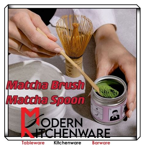 Mkitchenwarebamboo Matcha Brush Matcha Spoon Chashaku Spoon