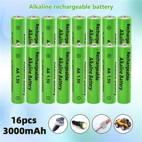 1 5V AA AAA Rechargeable Batteries Lithium Battery 3000mAh With Charger