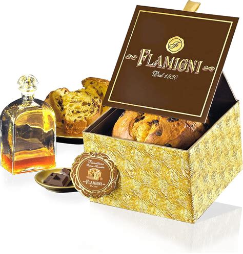 Flamigni Panettone Artigianale Al Rhum Con Gocce Di Cioccolato