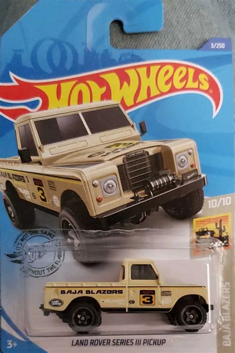 Hot Wheels Baja Blazers Land Rover Series Iii Pickup Universo Hot Wheels