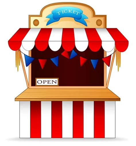 Carnival Ticket Booth Clip Art