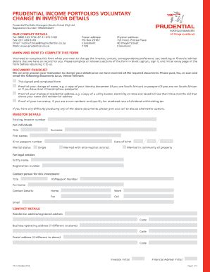 Fillable Online PRUDENTIAL INCOME PORTFOLIOS VOLUNTARY Fax Email Print