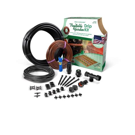 Shop Mister Landscaper Drip Irrigation Vegetable Garden Kit At Lowes