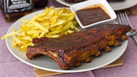 Costillas Barbacoa Con Salsa Jack Daniels Como Las Del Fridays