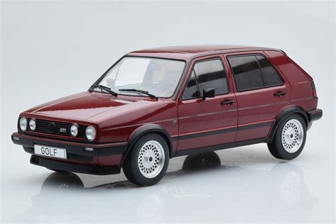 VW Volkswagen Golf 2 GTI Rot MCG 1 18 1984 Modell Neu In Metall