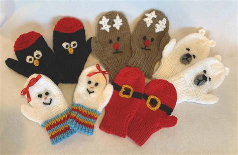 Winter “Holiday” Mittens for Kids — Frugal Knitting Haus