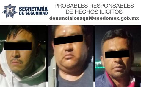 Detienen A Tres Sujetos Probables Responsables De Secuestro Exprés