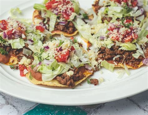 Homemade Mexican Tostadas • Lous Kitchen Corner