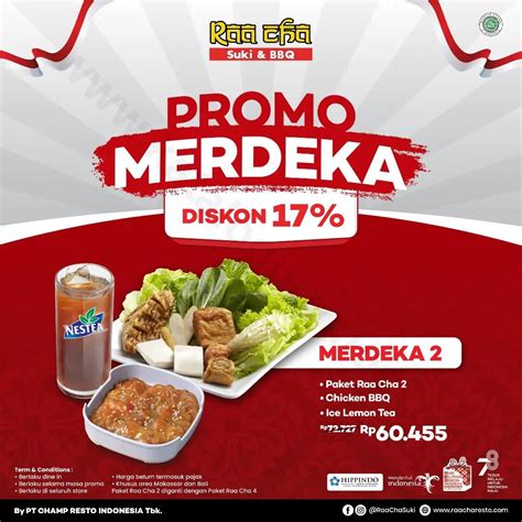 Raa Cha Promo Paket Merdeka Diskon