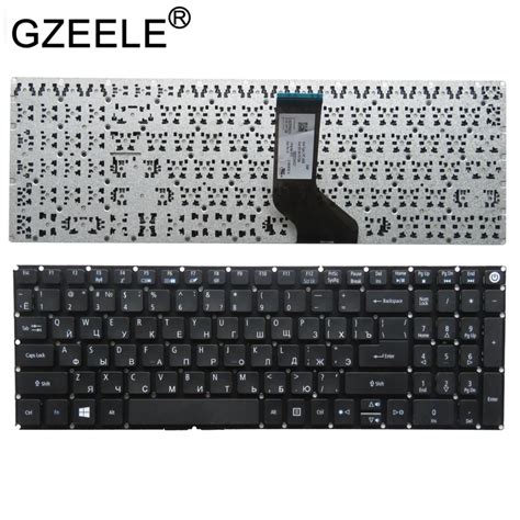 GZEELE Teclado Ruso Para Port Til Acer Aspire 3 A315 A315 21 A315 31