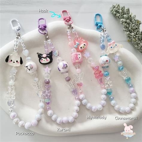 Jual Phone Strap Gantungan Hp Card Holder Strap Sanrio Hook